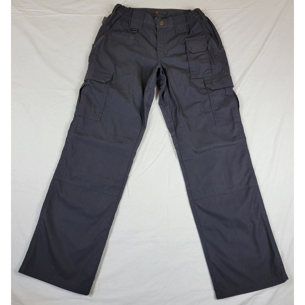 5.11 Tactical Series Womens Cargo Pants Gray Ripstop Style 64360 Size 4 Regular